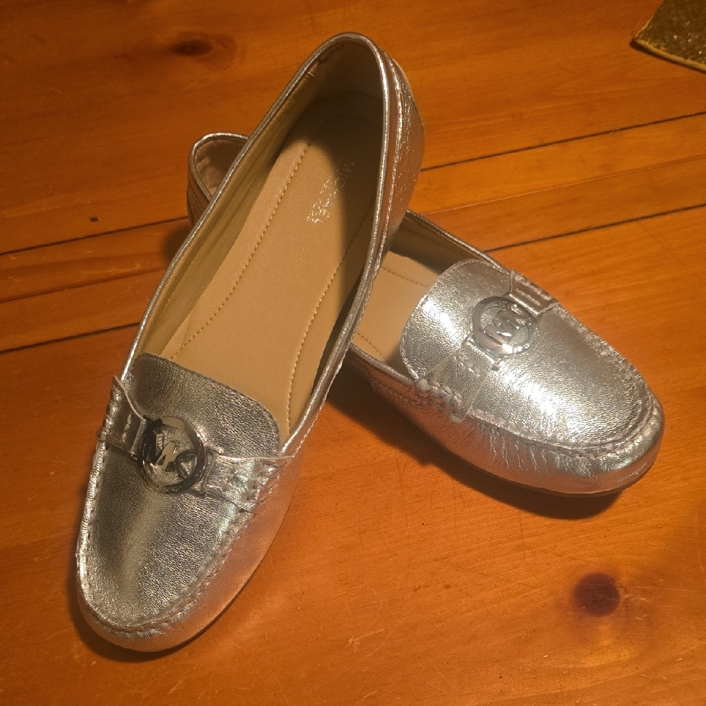 Michaels Silver Slip-On Shoes